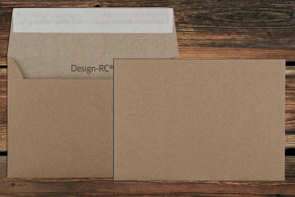 Briefhüllen C6 114x162 mm Haftklebend Recycling Braun 100 g/qm